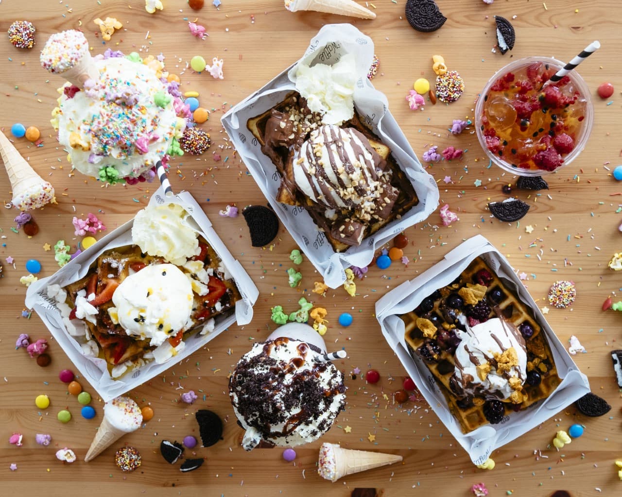 Waffle & Bean Dessert Bar Burleigh Heads — Miami, Gold Coast
