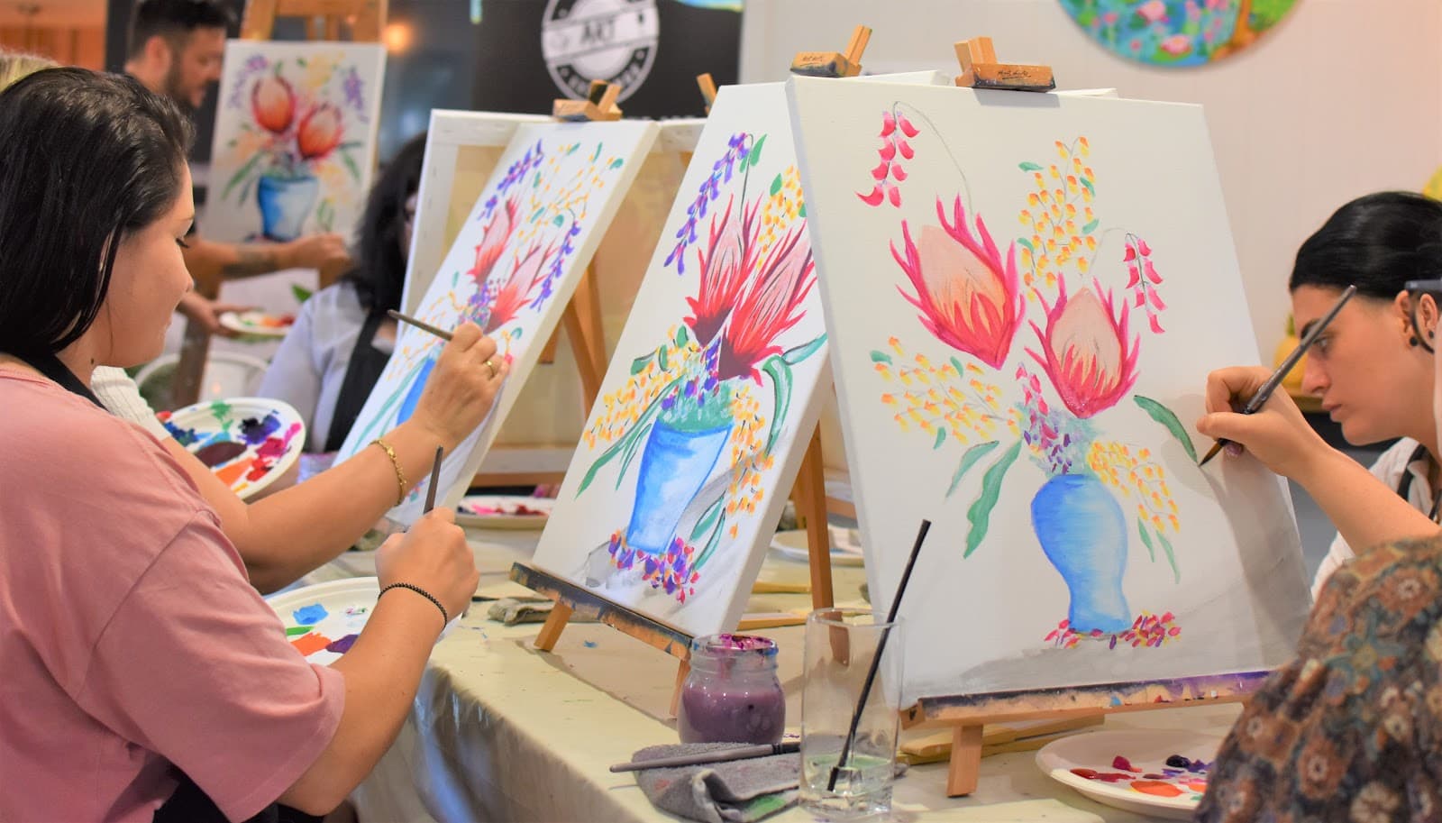 The Art Exchange | Art Classes & Paint and Sip — Main Beach, Gold Coast