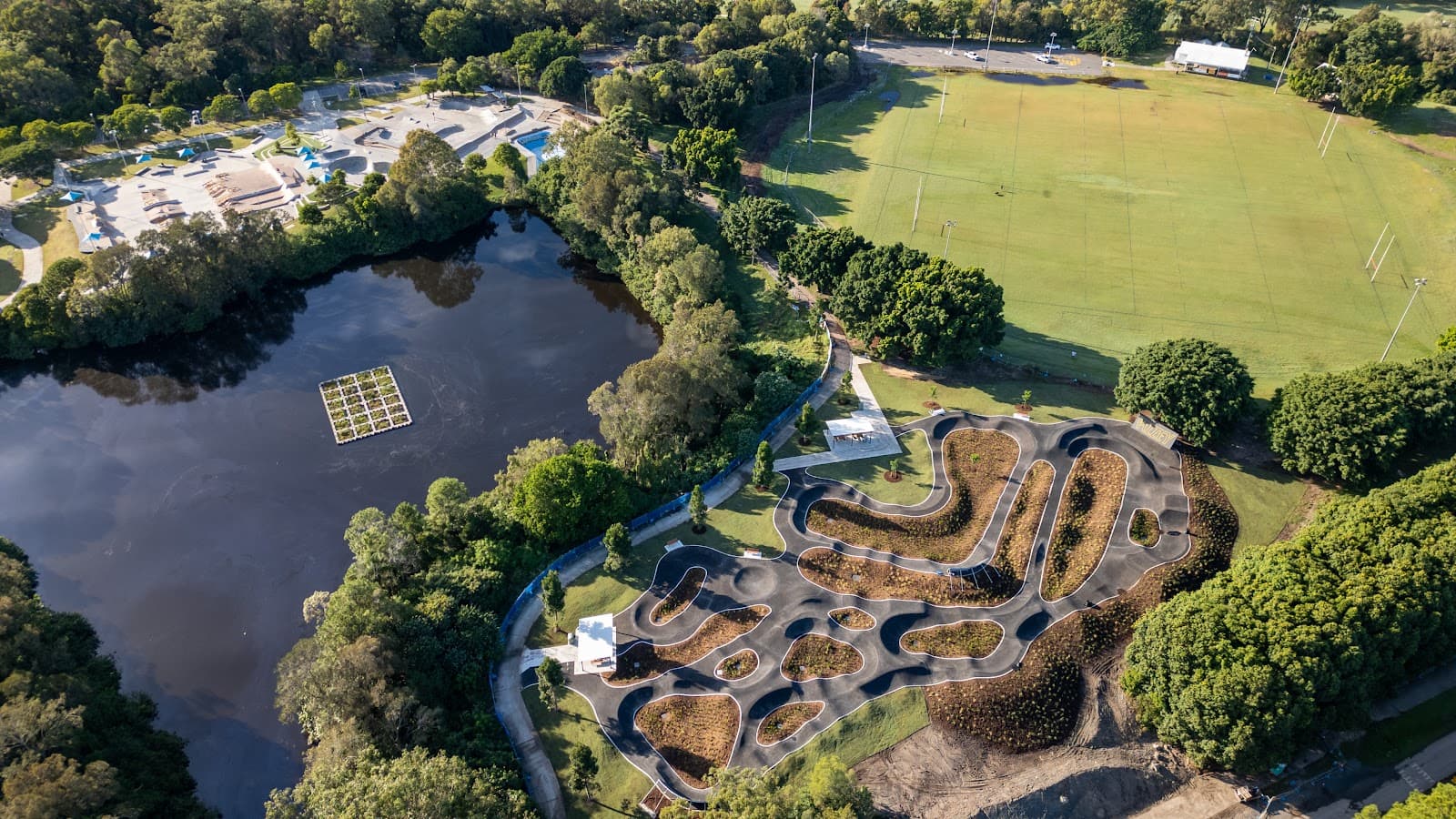 Pizzey Park Pump Track — Miami, Gold Coast