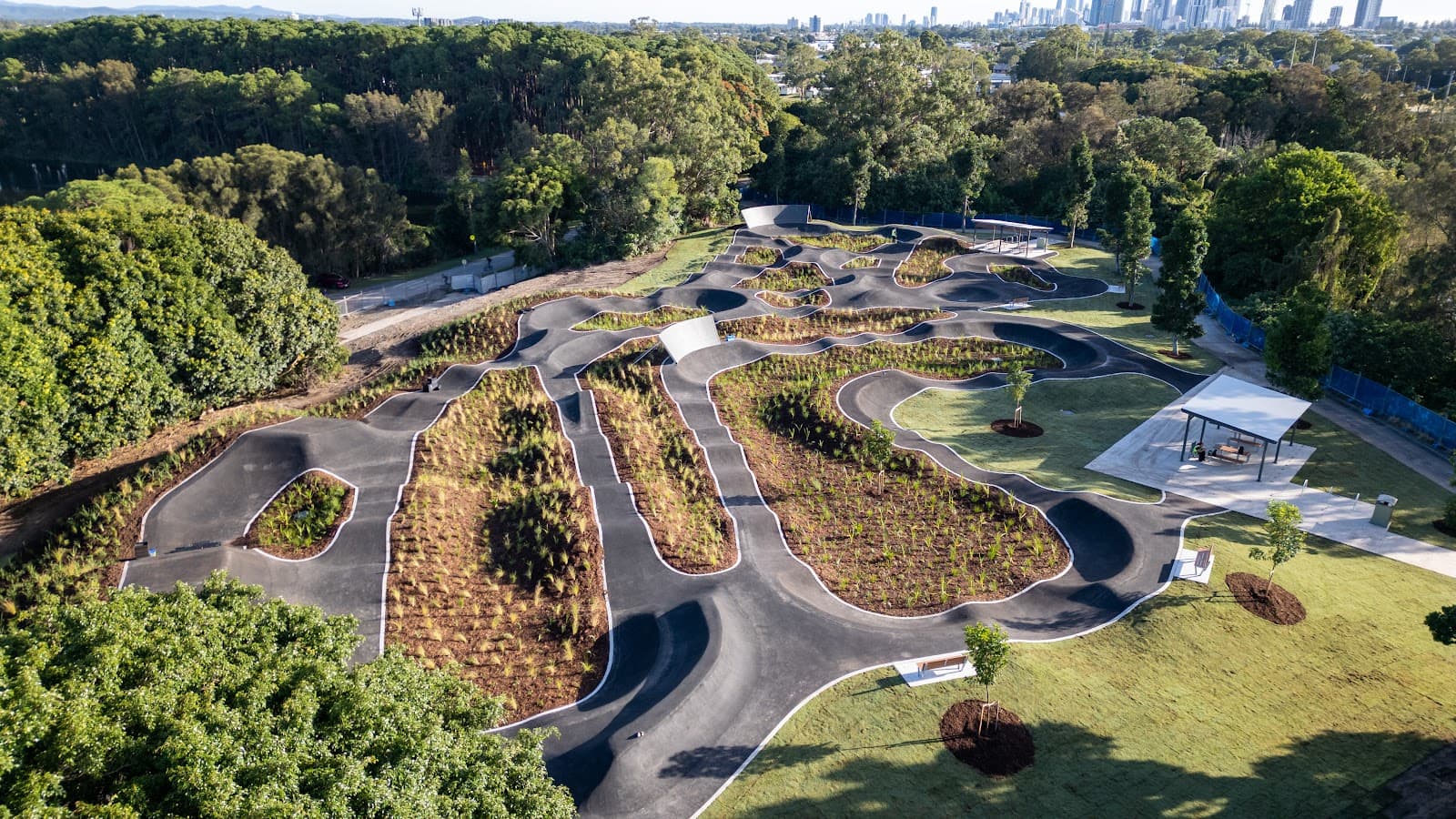 Pizzey Park Pump Track — Miami, Gold Coast
