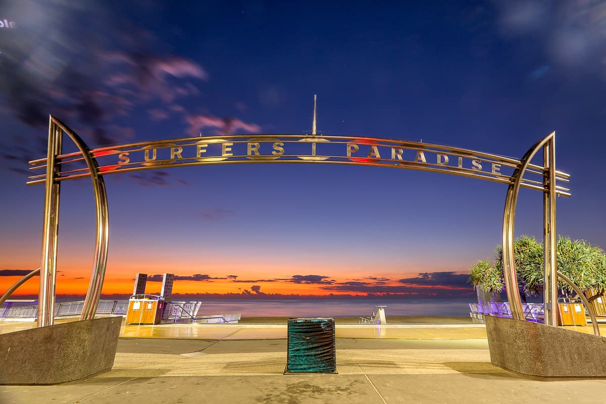 Surfers Paradise Sign — Robina, Gold Coast