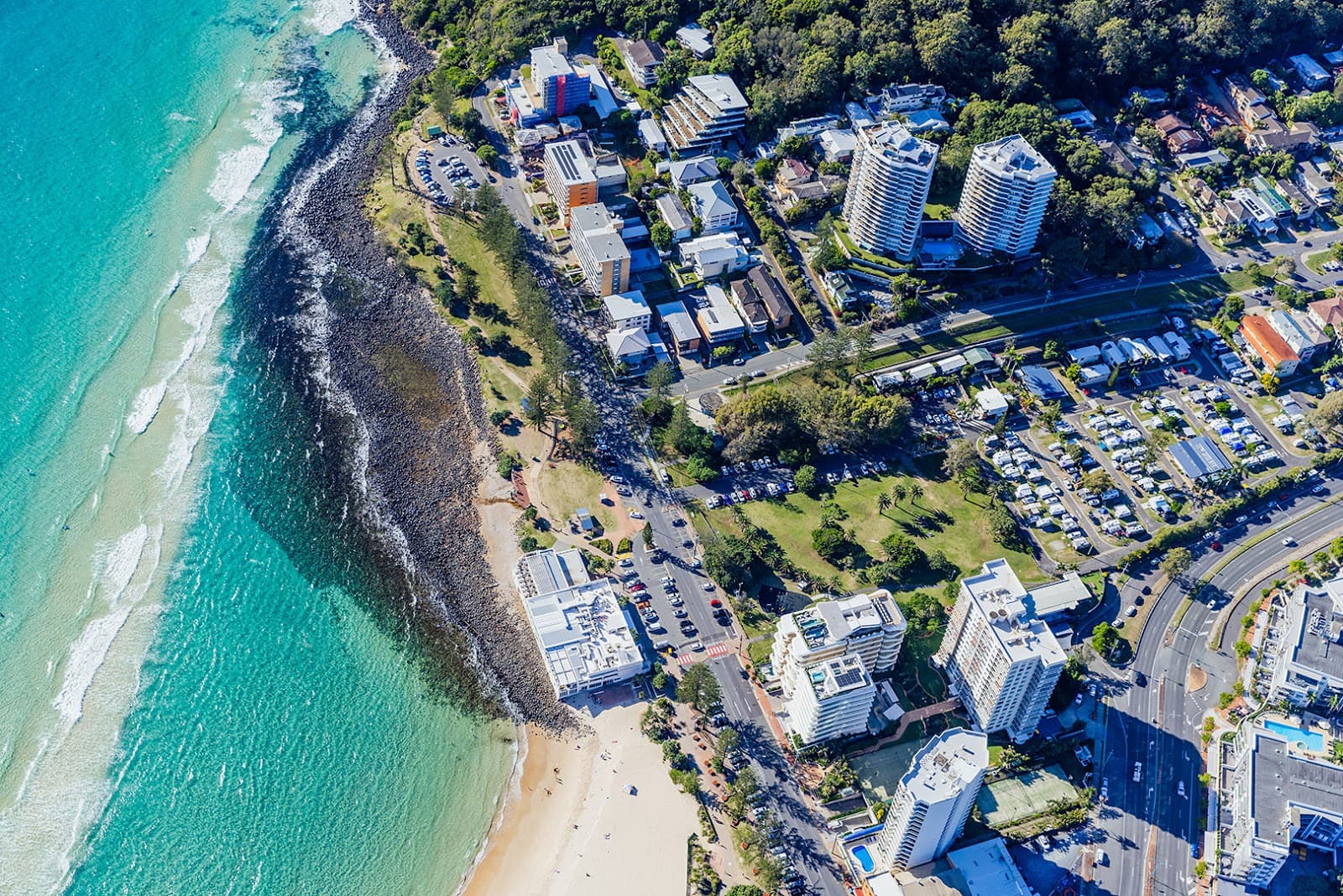 Burleigh Beach Tourist Park — Burleigh Heads, Gold Coast