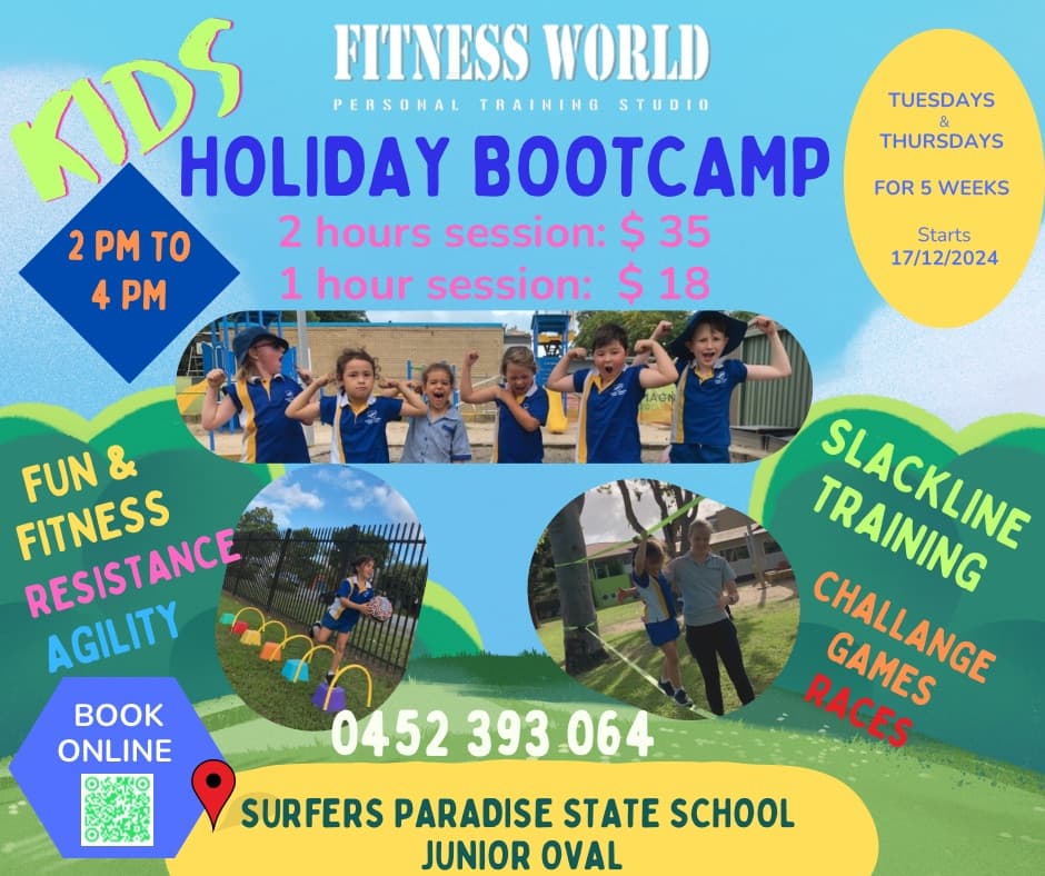 Fitness World Personal Training Studio- Physiotherapy - KIDS FITNESS — Main Beach, Gold Coast