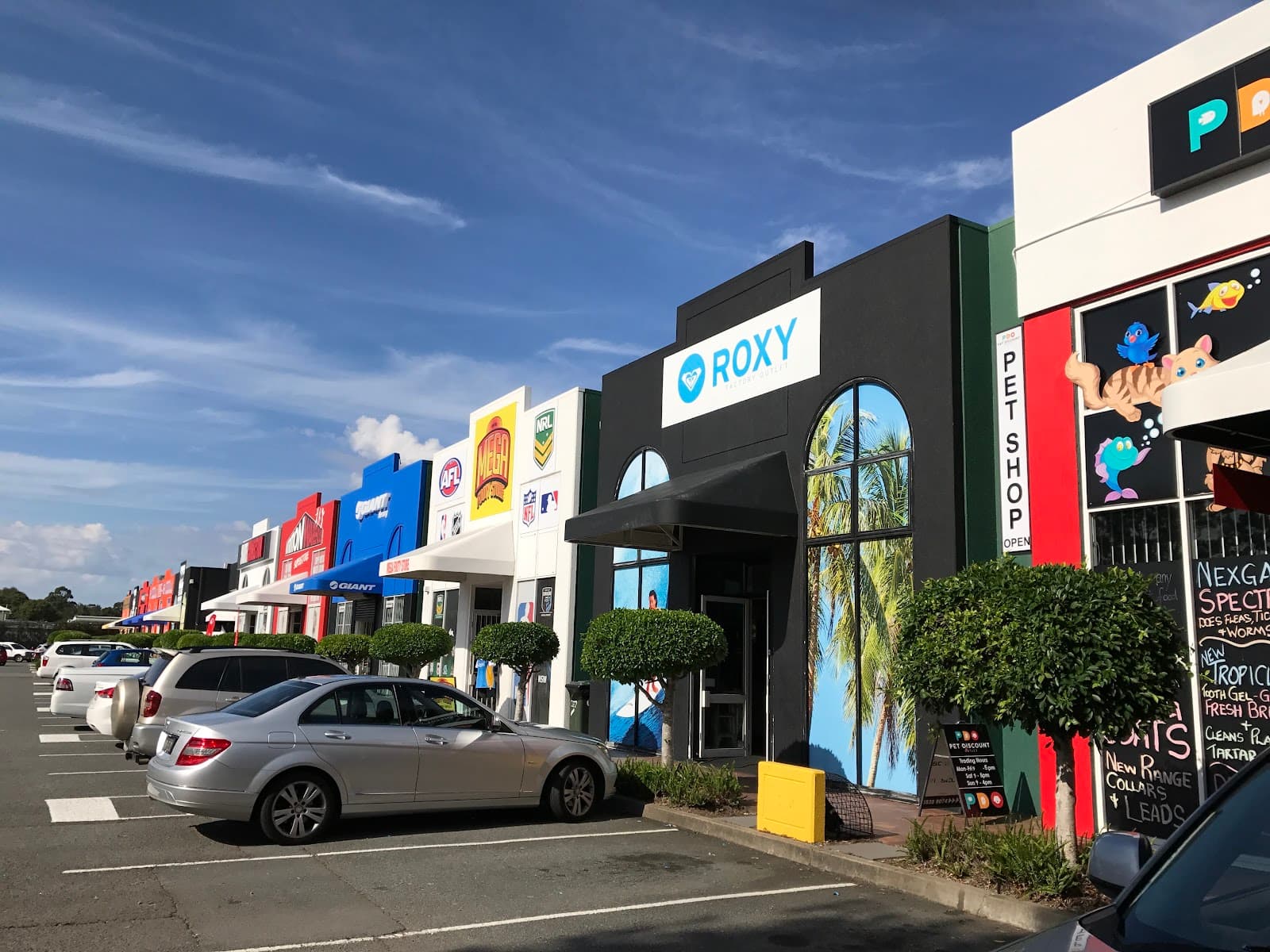 Ashmore Factory Outlets — Mermaid Beach, Gold Coast